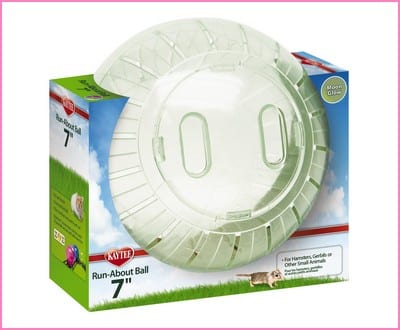 Kaytee Run-About 7" Hamster Exercise Ball, Moon Glow