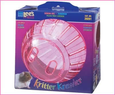 Lee's Kritter Krawler Standard Exercise Ball, 7-Inch, Colored