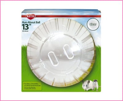 Kaytee Mega Run-about 13" Exercise Ball, Clear