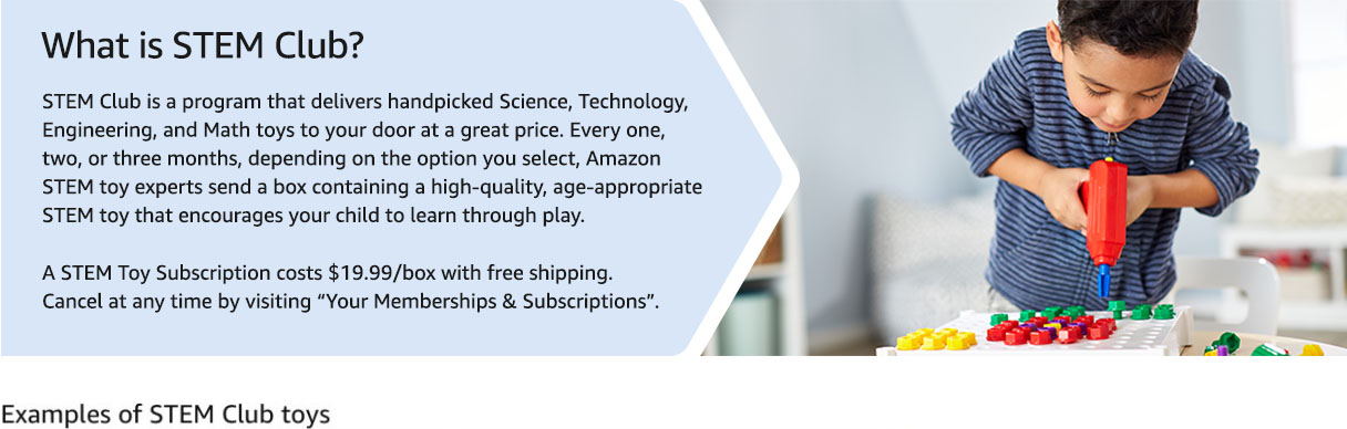 product photo of STEM Club Toy Subscription