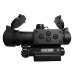 Redfield 117850 Counterstrike Red and Green Dot Sight with 4-MOA Aiming Point and (11) Brightness Levels, Black Matte Finish