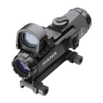 Leupold 111412 Mark 4 HAMR Rife Scope with DeltaPoint and Flat Top Mount, 4X24-Millimeter, Black Matte Finish